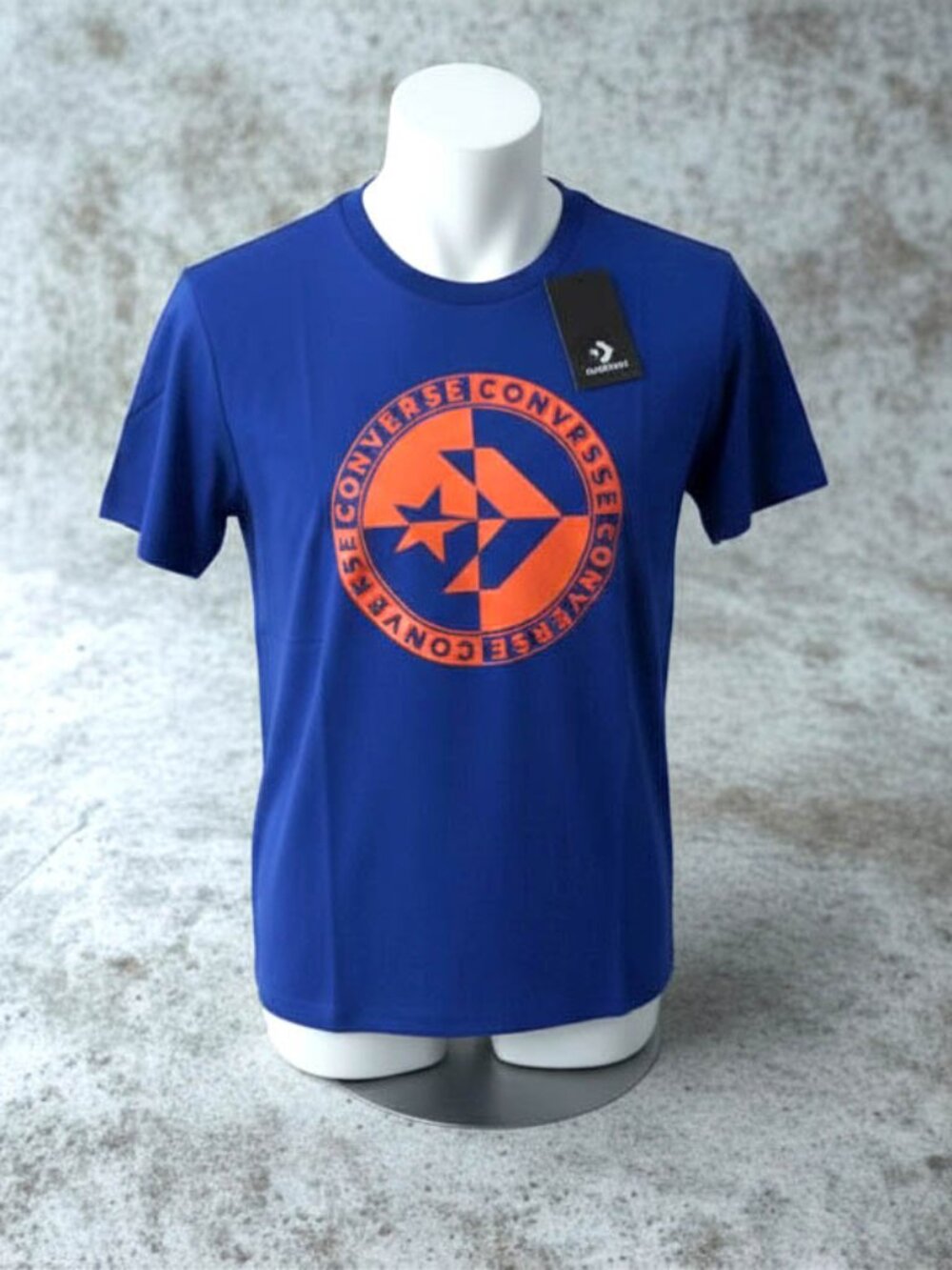 Converse Men's Graphic Logo T-Shirt Blue  NWT in stock